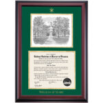 William and Mary Premier the Wren Building Diploma Frame