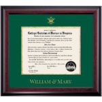 William and Mary School Color Traditional Diploma Frame